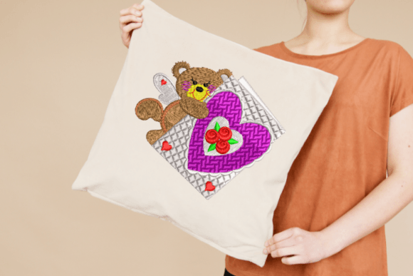 Angel Teddy Bear Embroidery Design