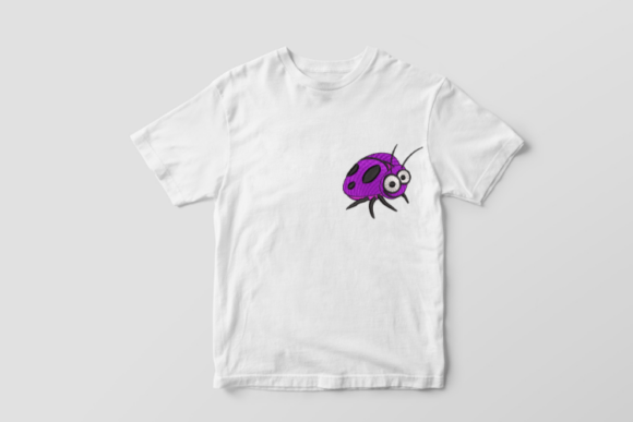Delicate Insect Embroidery Design