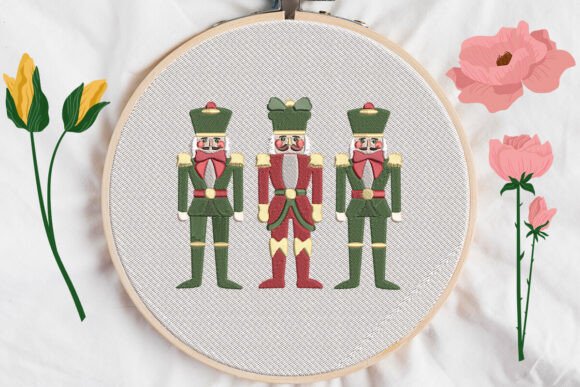 King, Toy Soldier Embroidery