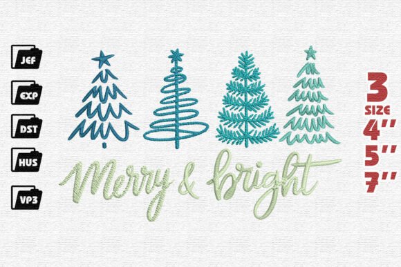 Merry Christmas Embroidery