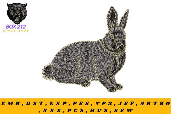 The Rabbit Digital Embroidery Design